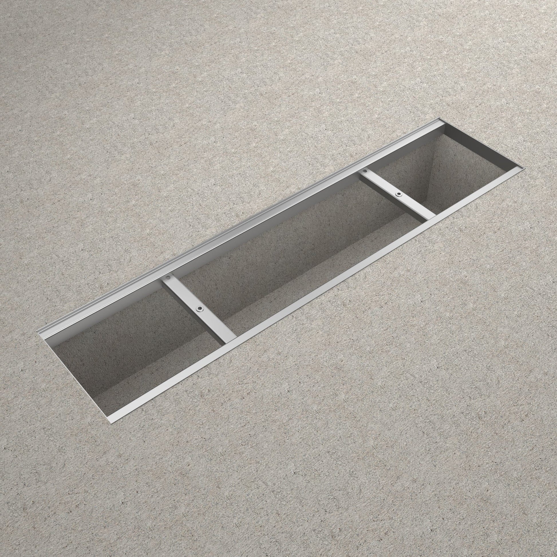 8" BASE Stainless Steel Frame for Linear Grates - Bedding image 4