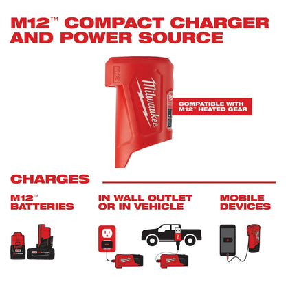 Milwaukee M12™ Heated Hoodie Kit Gray Large - Apparel image 7