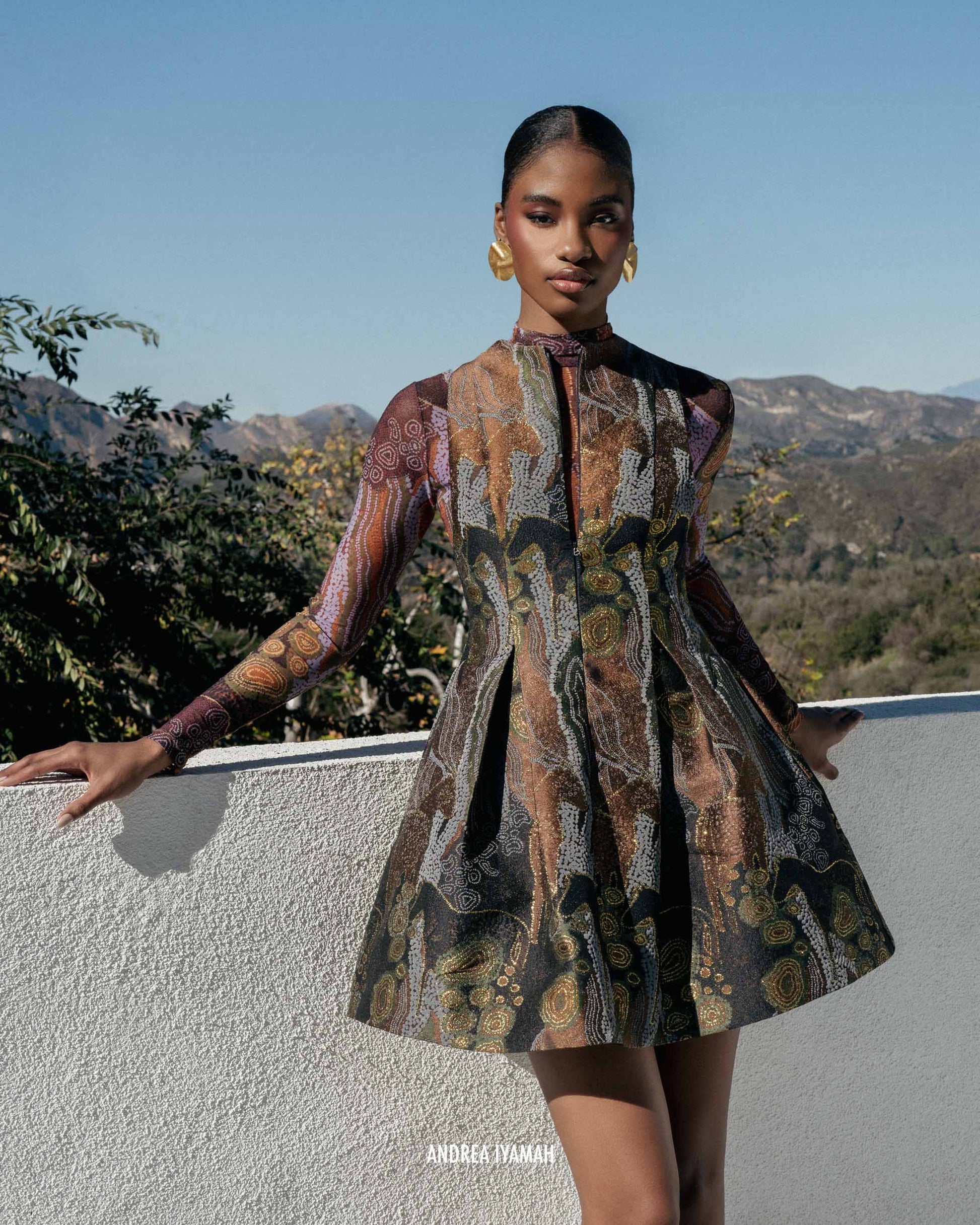 VENTI DRESS - KAVA JACQUARD - Apparel image 5