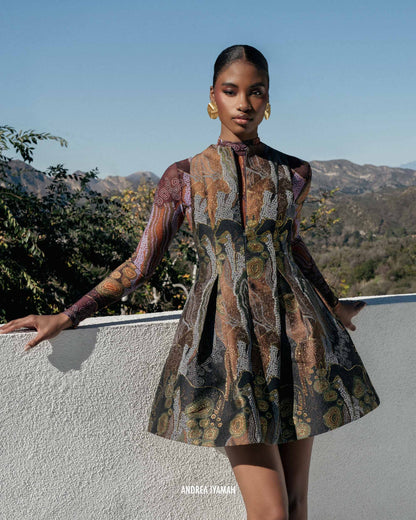VENTI DRESS - KAVA JACQUARD - Apparel image 5