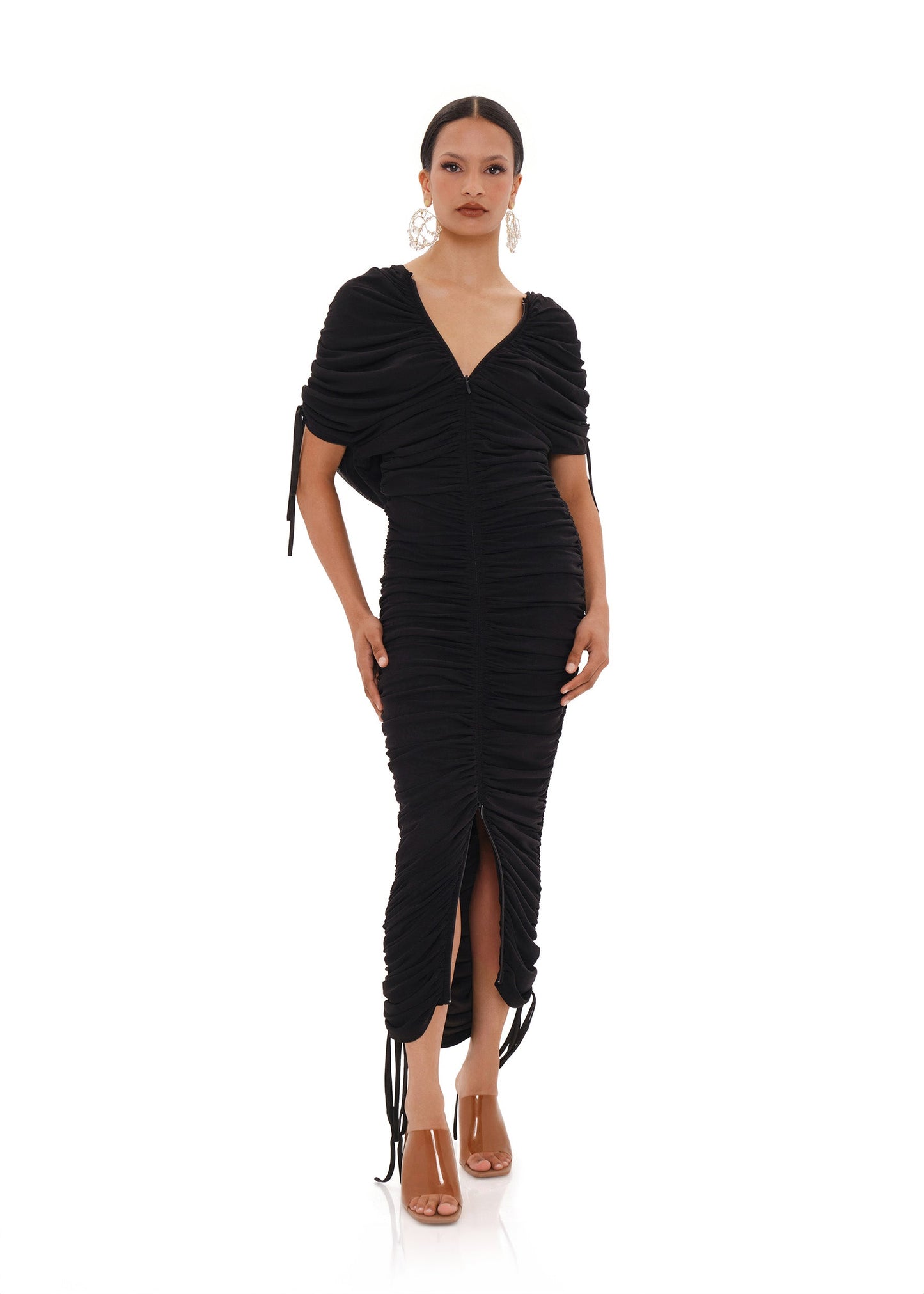 RATU MESH DRESS - BLACK - Bedding image 4