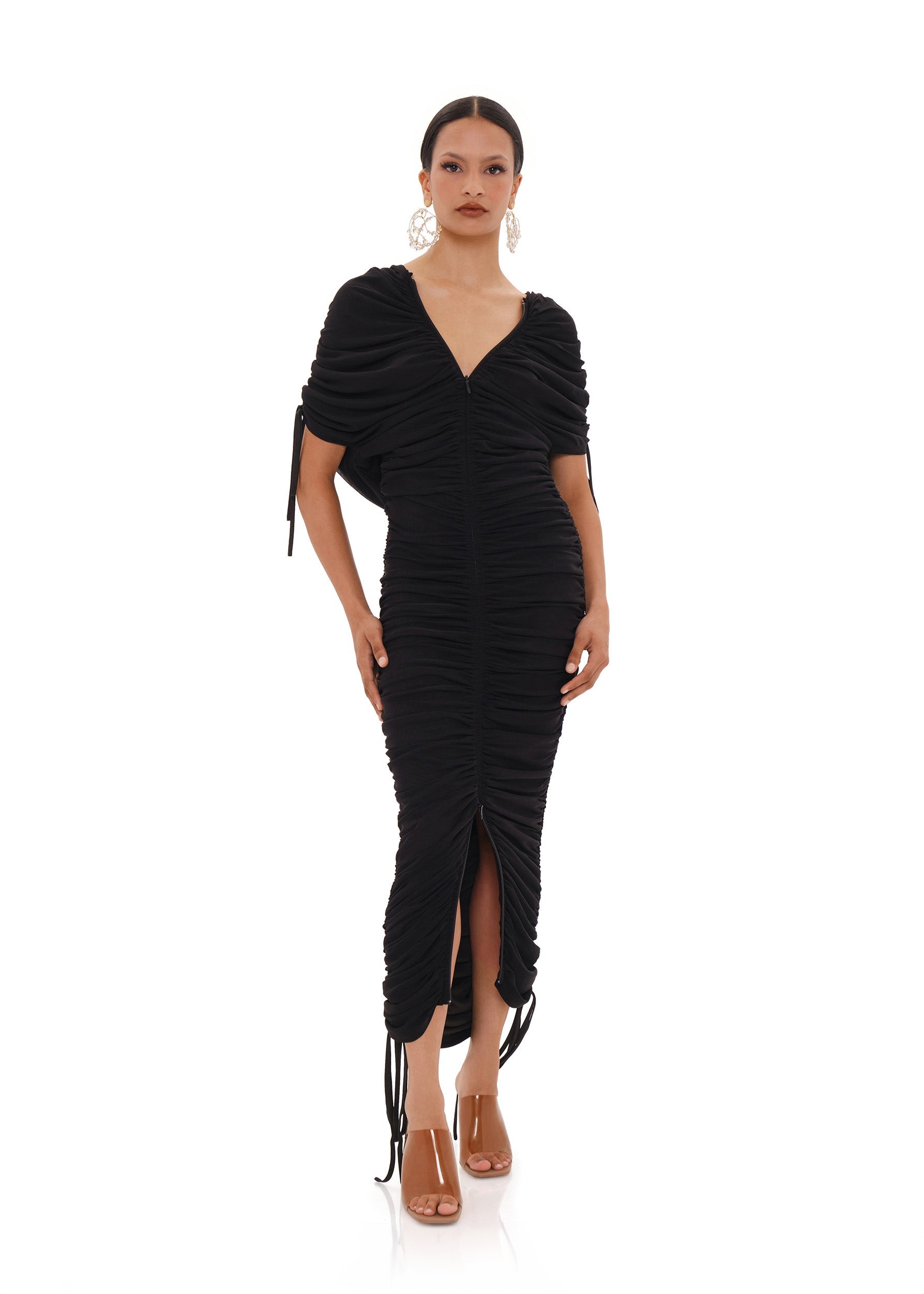 RATU MESH DRESS - BLACK - Bedding image 4