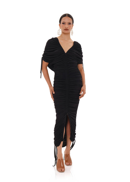 RATU MESH DRESS - BLACK - Bedding image 4