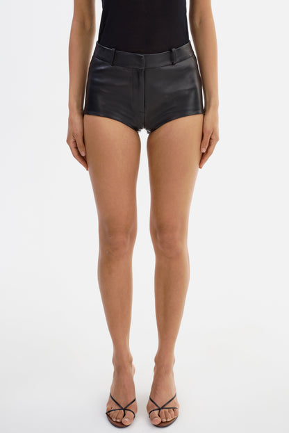 ANNAISE | Leather Hot Shorts - Misc image 2