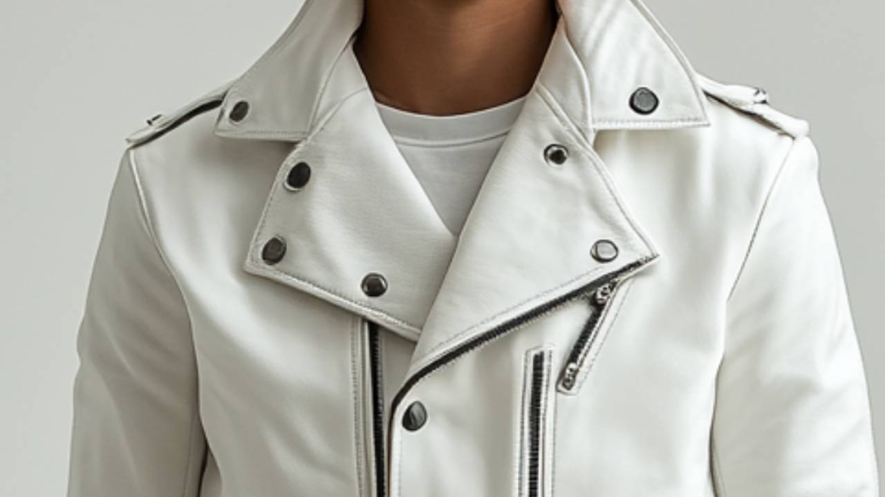 Alfie White Leather Jacket - Leather Jacket for Men White - Apparel image 3
