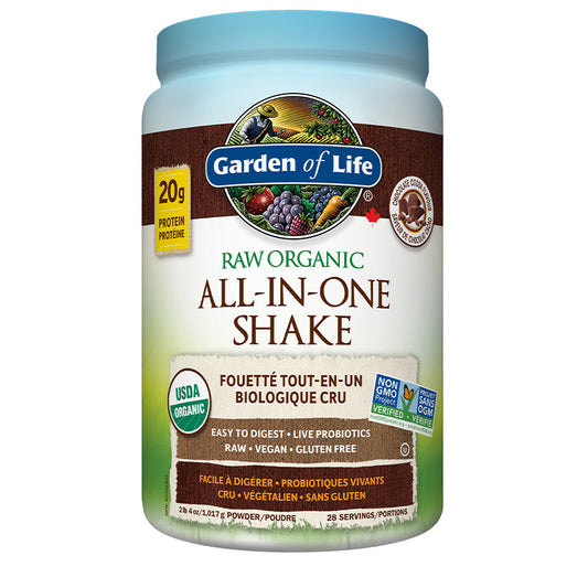 Raw Organic ALL-IN-ONE Shake - Chocolate Cacao - Misc image 1