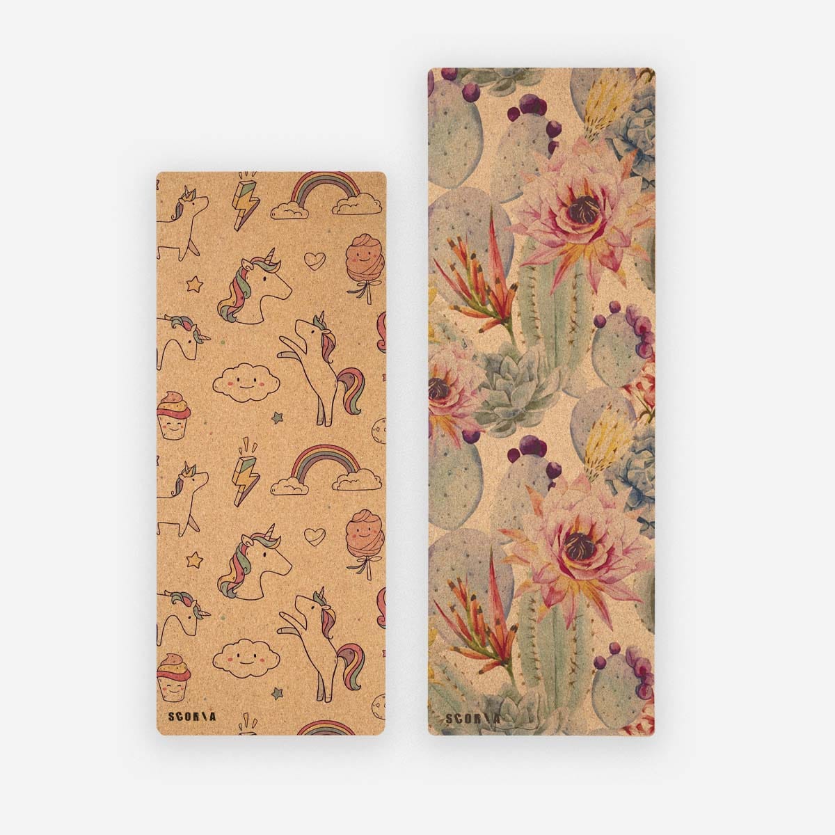 Mommy & Me Pack: Kids Unicorn Mat + Botanicals Mat - Athletic image 1