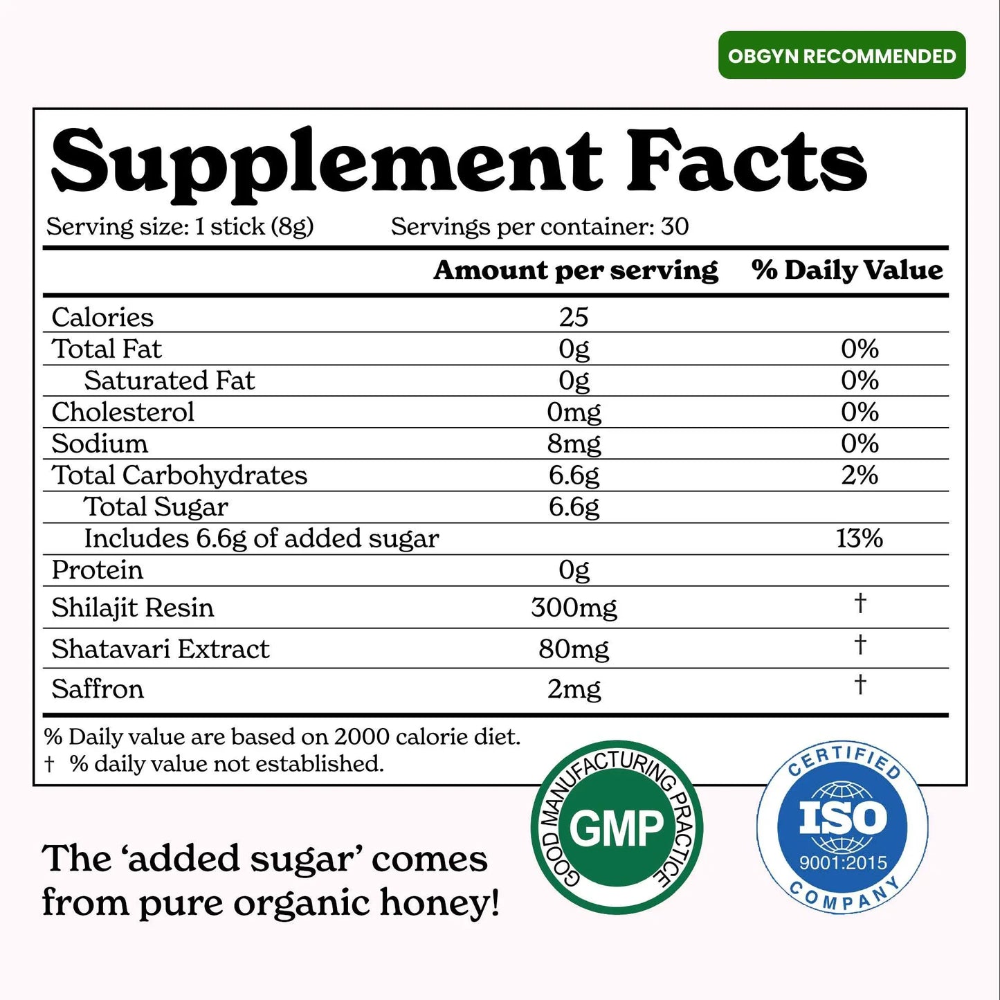 She-Lajit Honey Sticks - Female Multi-Mineral For Hormonal Balance & Energy - Misc image 3