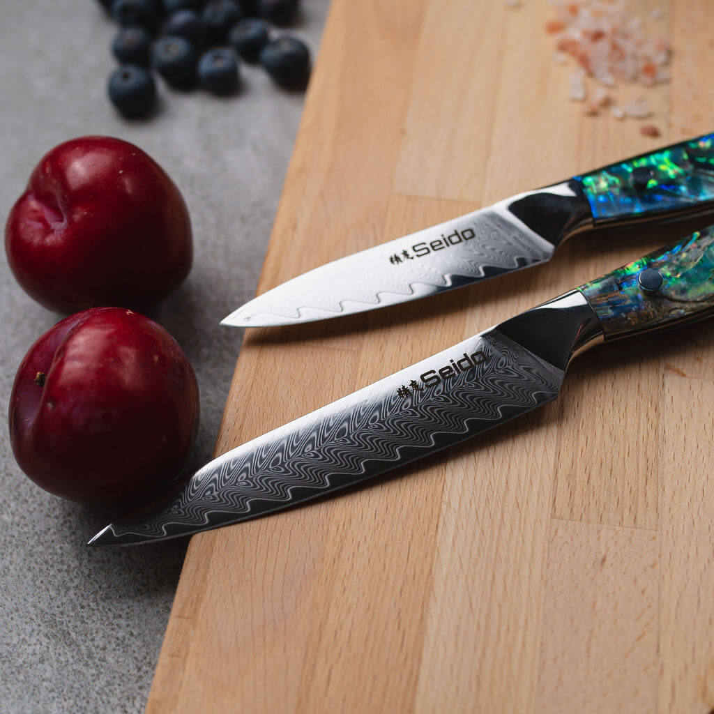 Awabi Damascus Chef Knife Set - Misc image 12