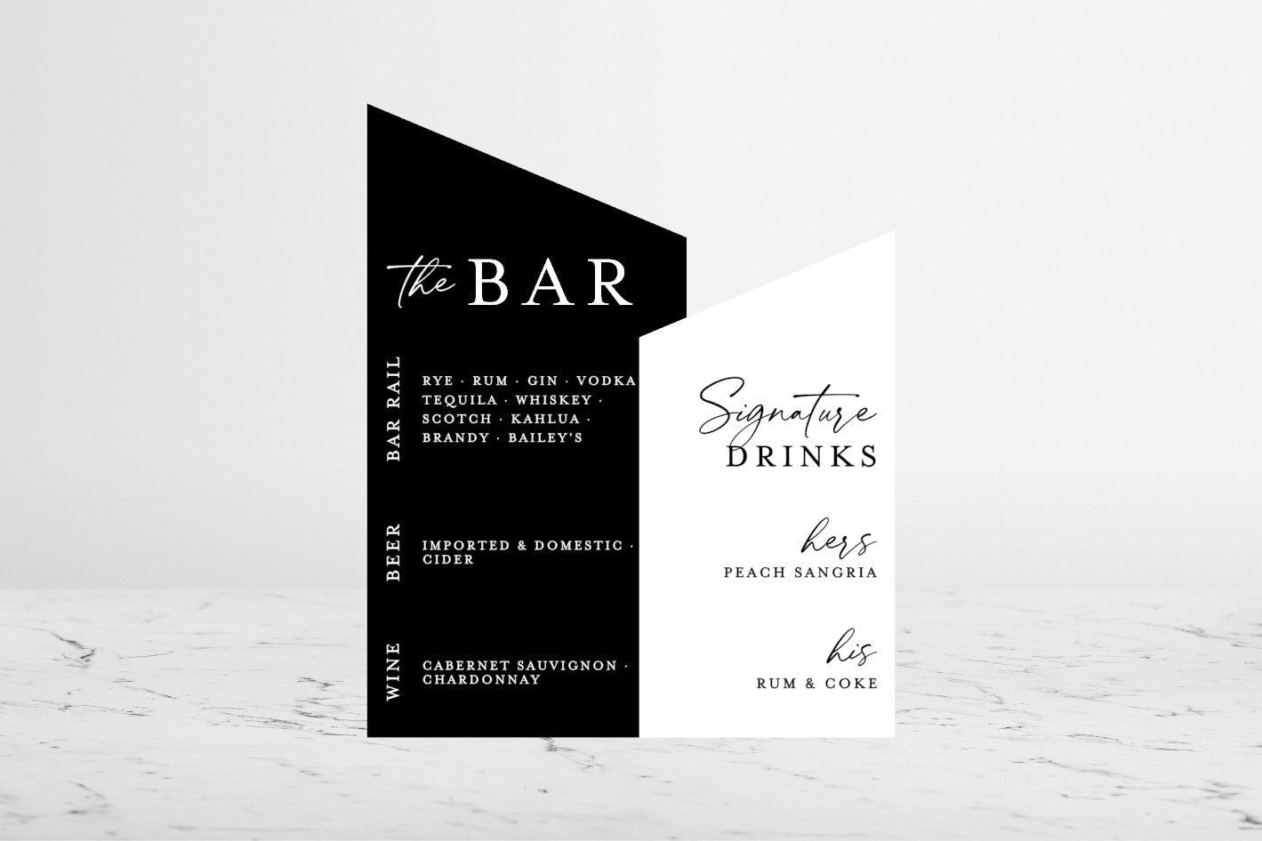 Custom Acrylic Bar Sign II | The VICTORIA - Accessories image 1