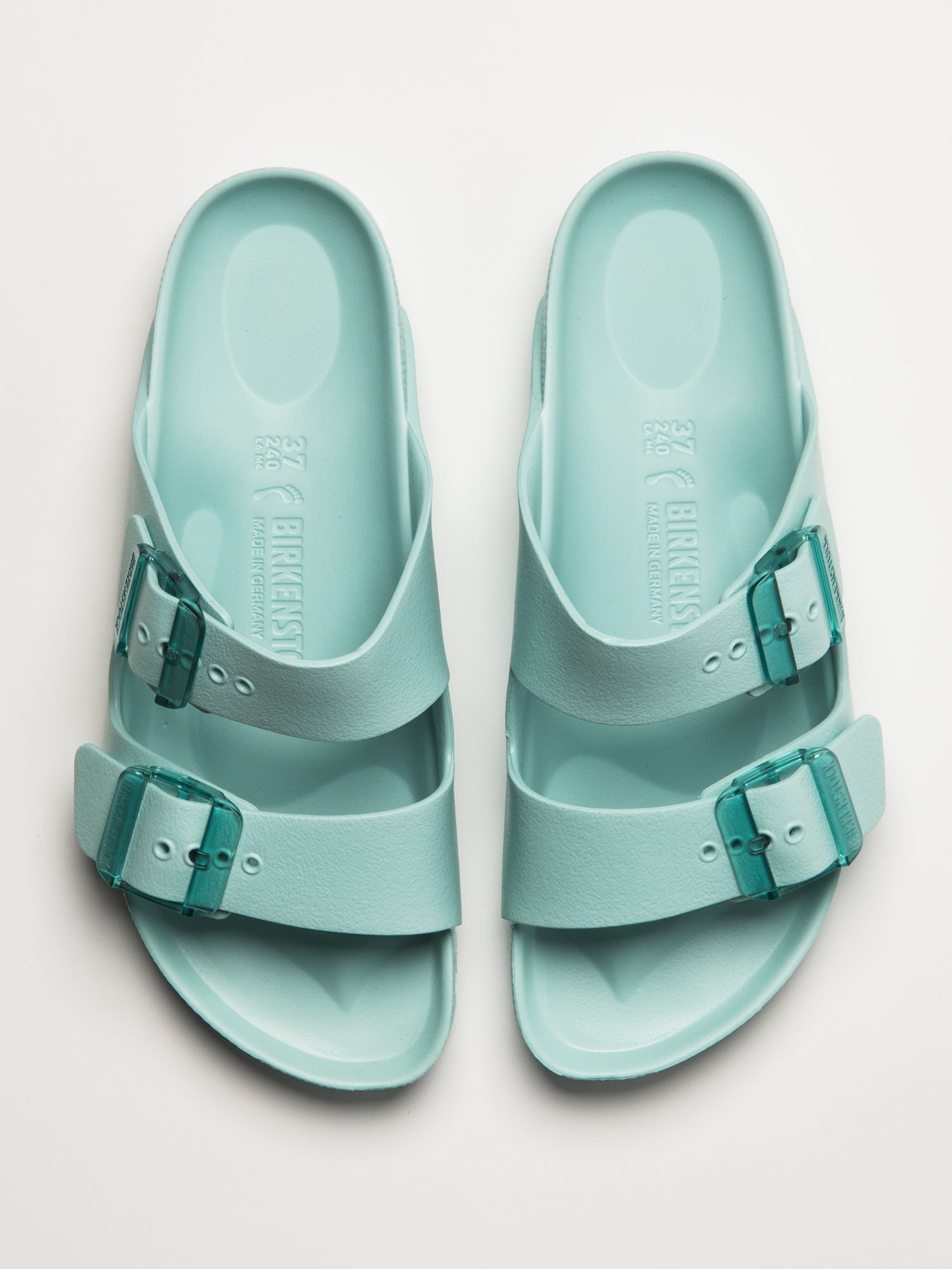 WOMENS BIRKENSTOCK ARIZONA STEALTH EVA SANDALS - MEDIUM/NARROW - AQUA - Misc image 4