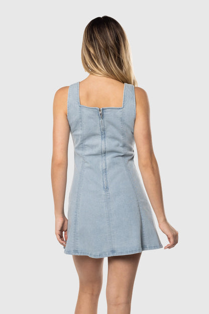 Denim Tank Dress - Shoes image 3