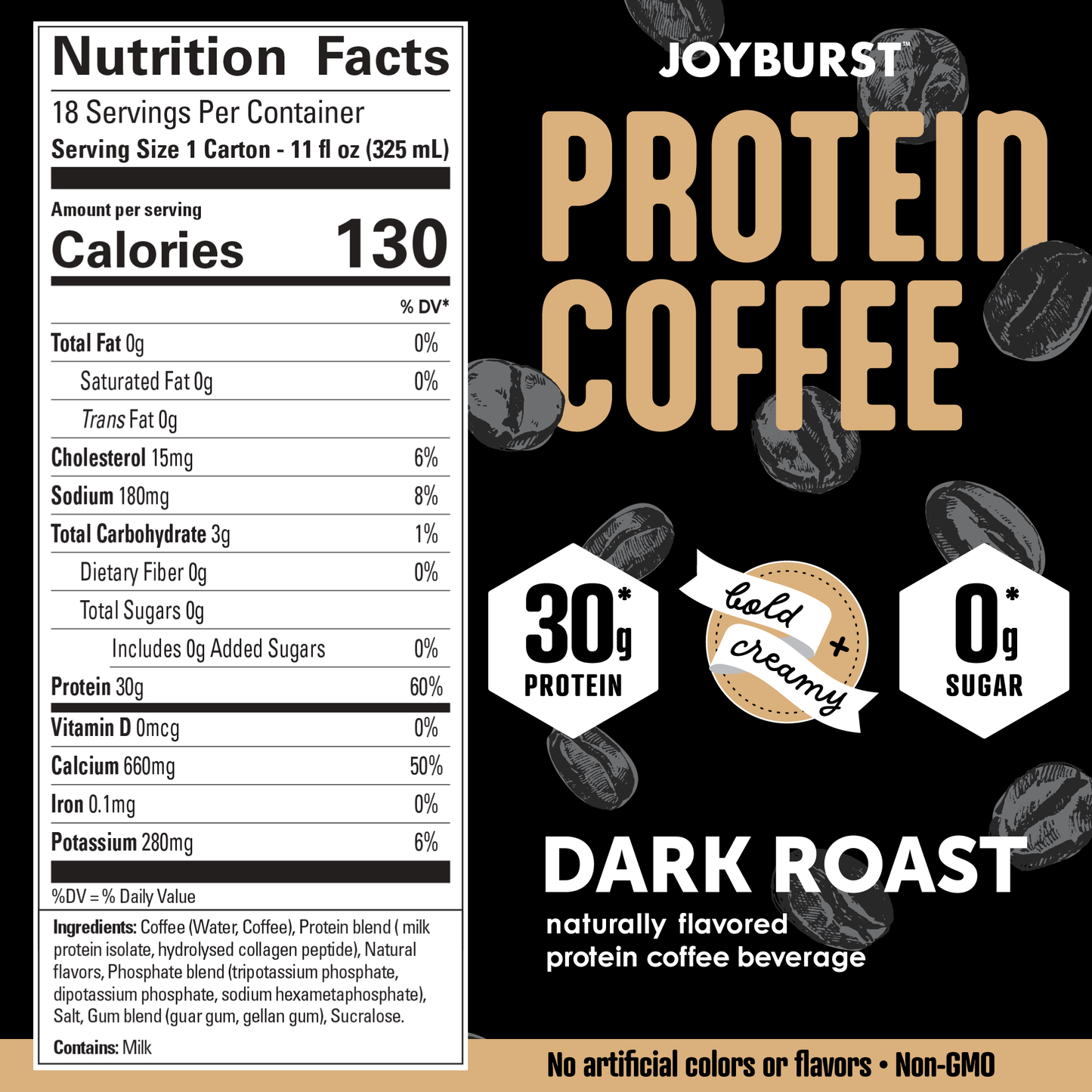 NEW! Joyburst Protein Coffee Dark Roast - Kitchen & Dining image 4