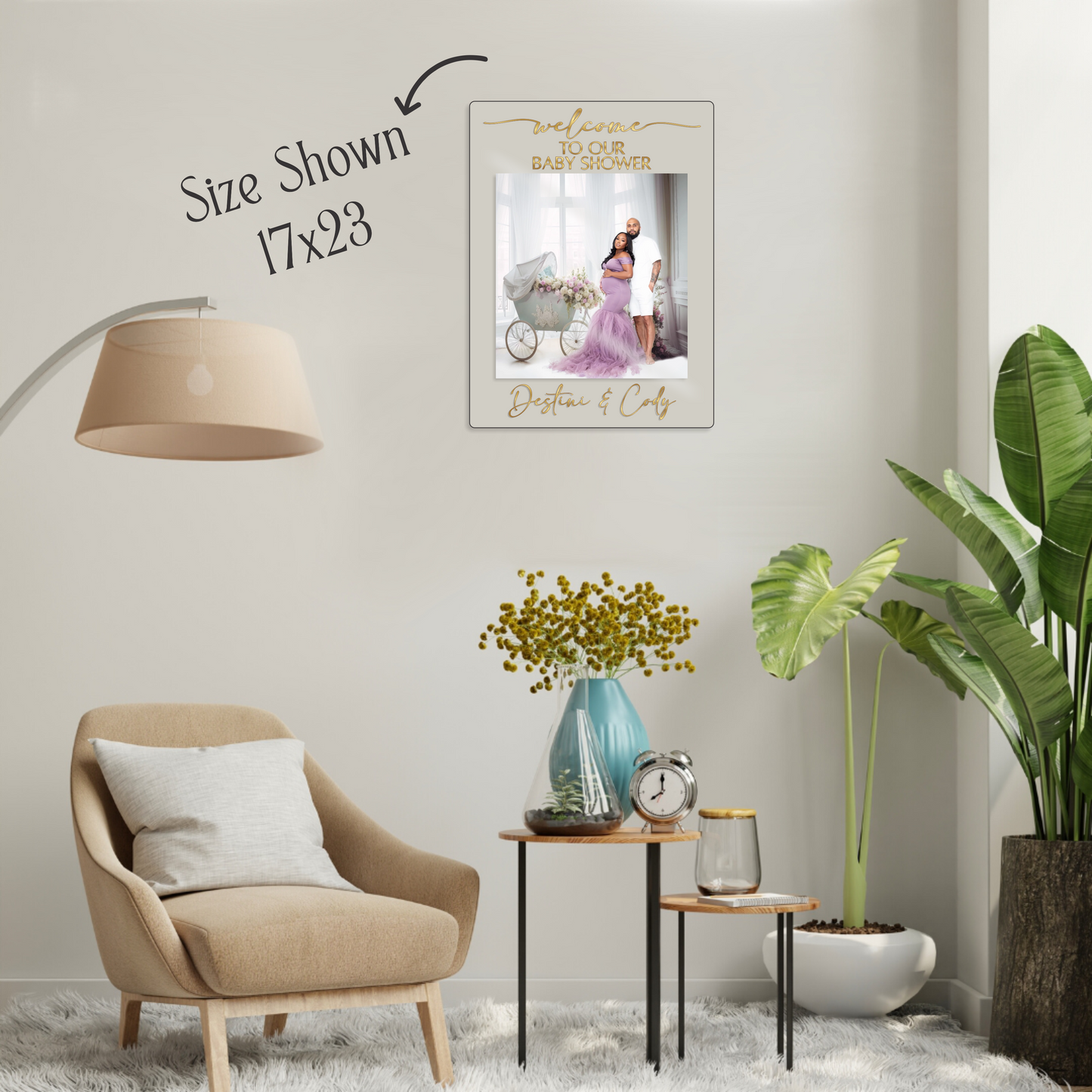 Baby Shower Photo Plaque - Home Decor image 4