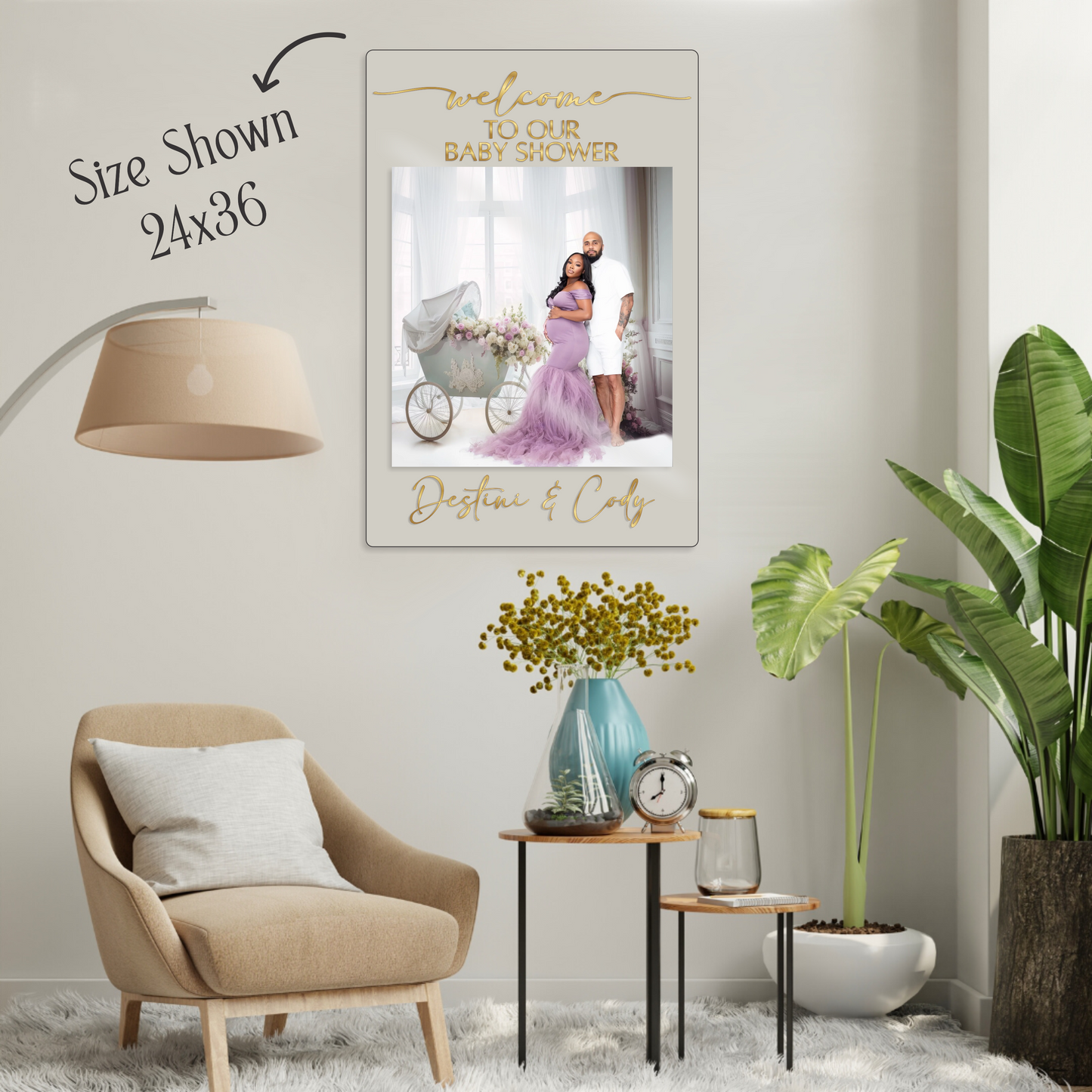 Baby Shower Photo Plaque - Home Decor image 5
