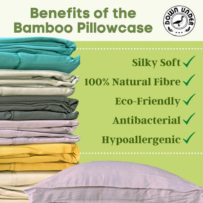 100% Rayon from Bamboo Sateen Pillowcases (Pair) - Bedding image 1