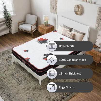 Berlin 11 Inch Euro Pillowtop Mattress - Bedding image 7