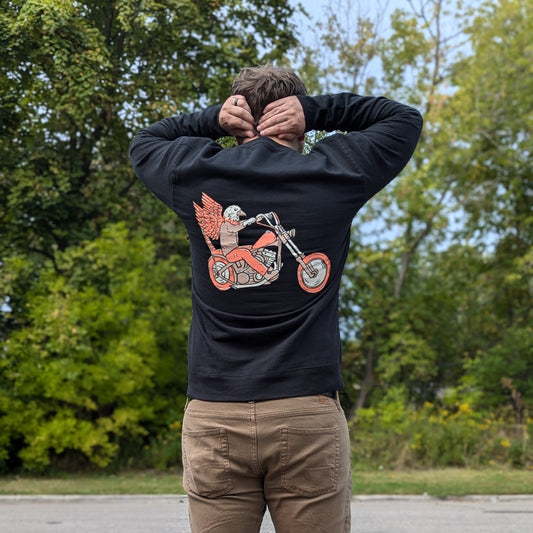 A Bird With No Name - Crewneck Black - Apparel image 1