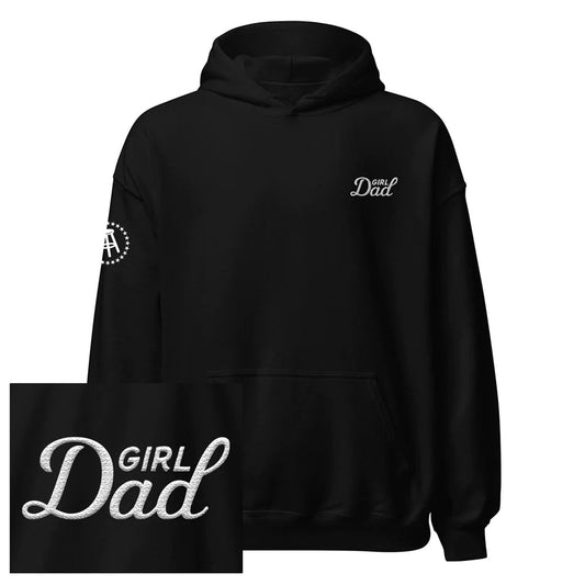 Girl Dad Embroidered Hoodie - Apparel image 1