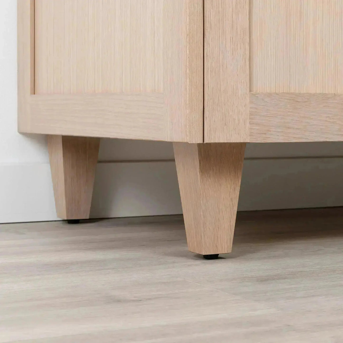 Bridgeport 72" White Oak Bathroom Vanity - All Drawers - Misc image 17