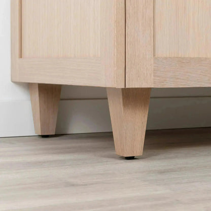 Bridgeport 72" White Oak Bathroom Vanity - All Drawers - Misc image 17