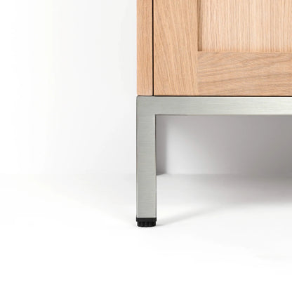 Bridgeport 72" White Oak Bathroom Vanity - All Drawers - Misc image 27