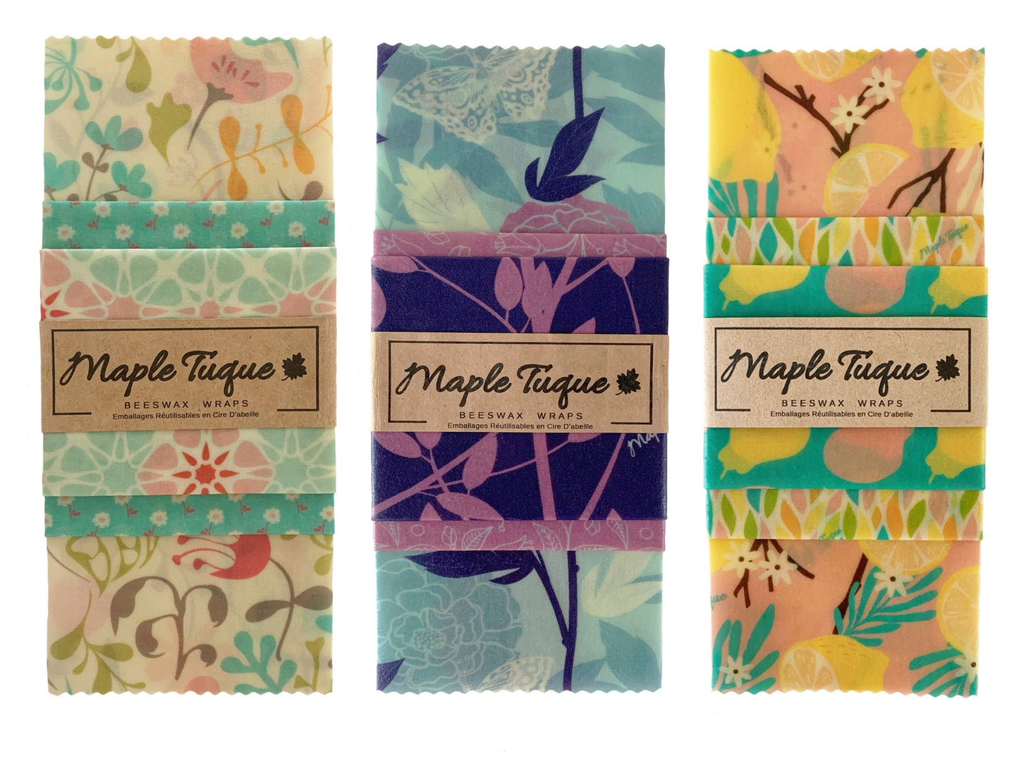 Beeswax Wraps Bundle - 3 Sets - Kitchen & Dining image 1