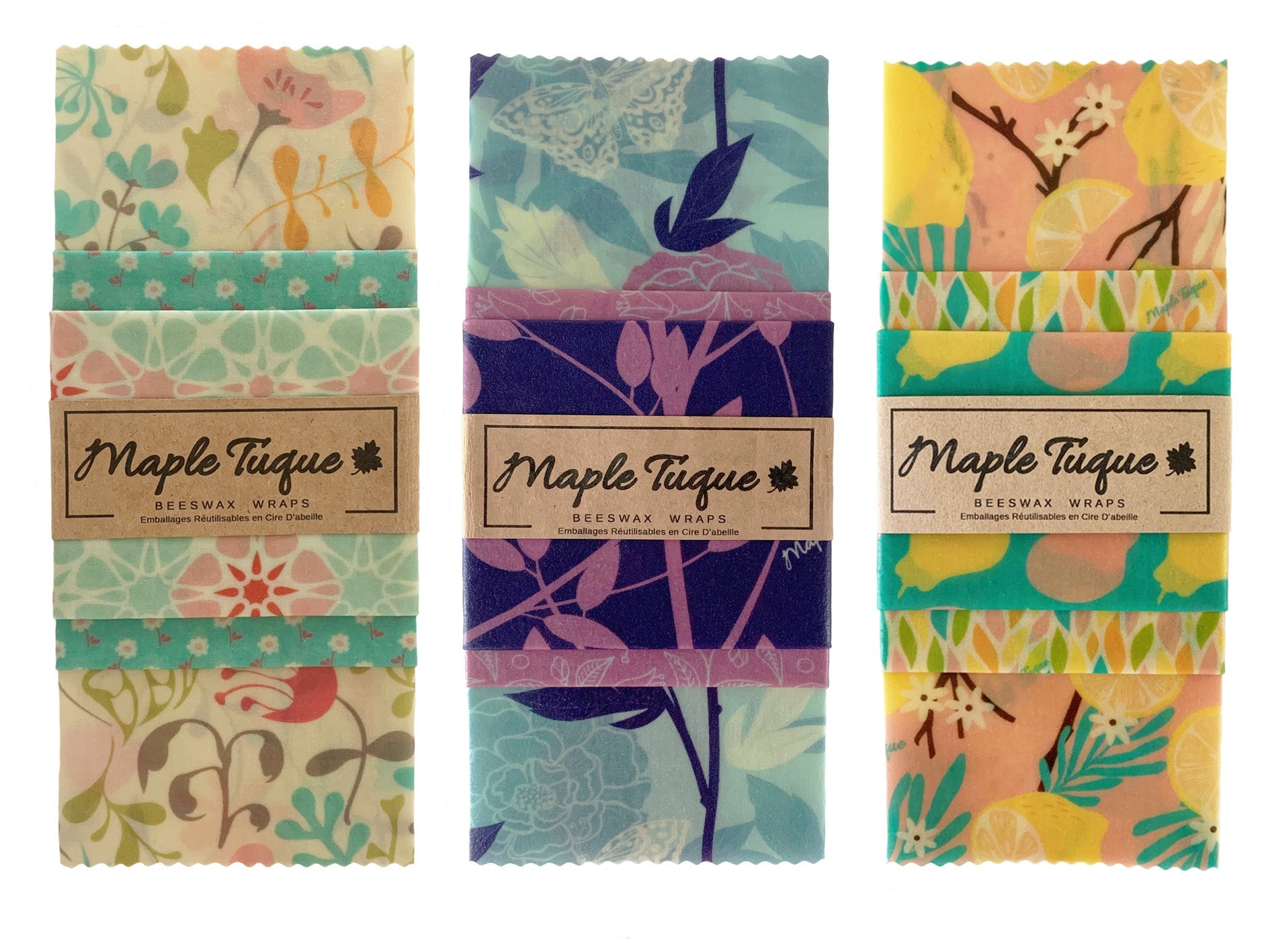 Beeswax Wraps Bundle - 3 Sets - Kitchen & Dining image 1