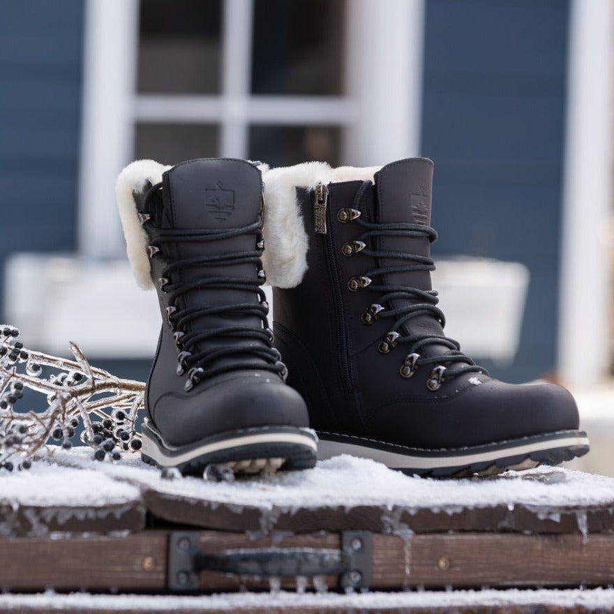 CAMBRIDGE | Women's Winter Boot Black Lager - Kitchen & Dining image 8
