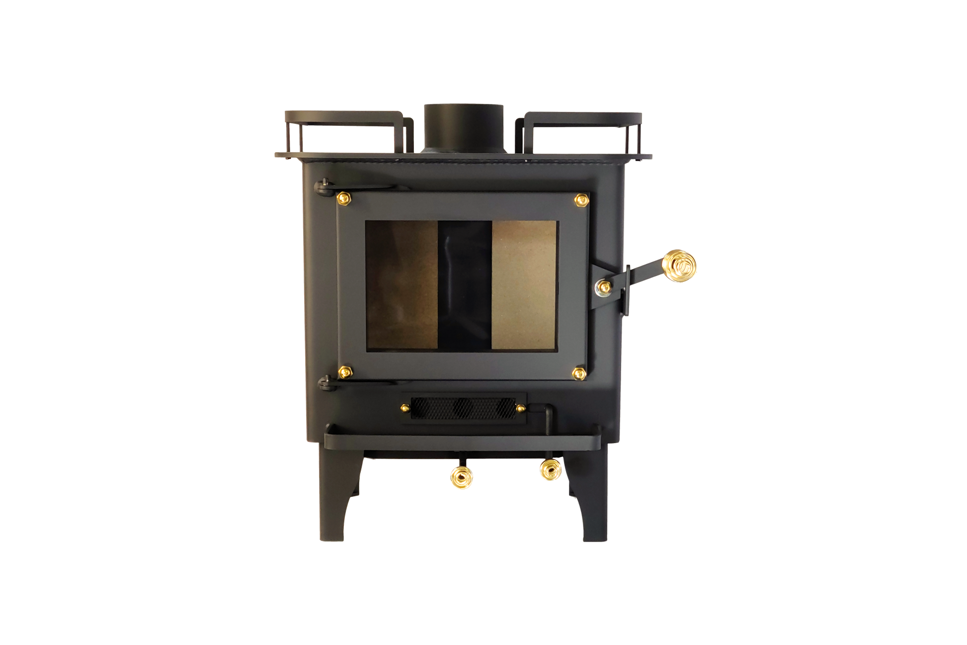 CB-1210-BL Grizzly Cubic Mini Wood Stove Black - Misc image 3