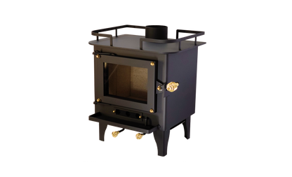 CB-1210-BL Grizzly Cubic Mini Wood Stove Black - Misc image 4