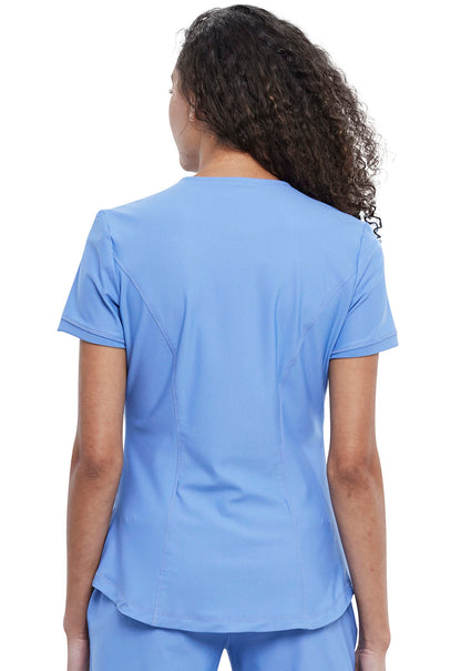 CK840+CK095 Cherokee Form 360º Stretch Scrub Top with Midrise Tapered Leg Pants  (XXS - 3XL) - Apparel image 40