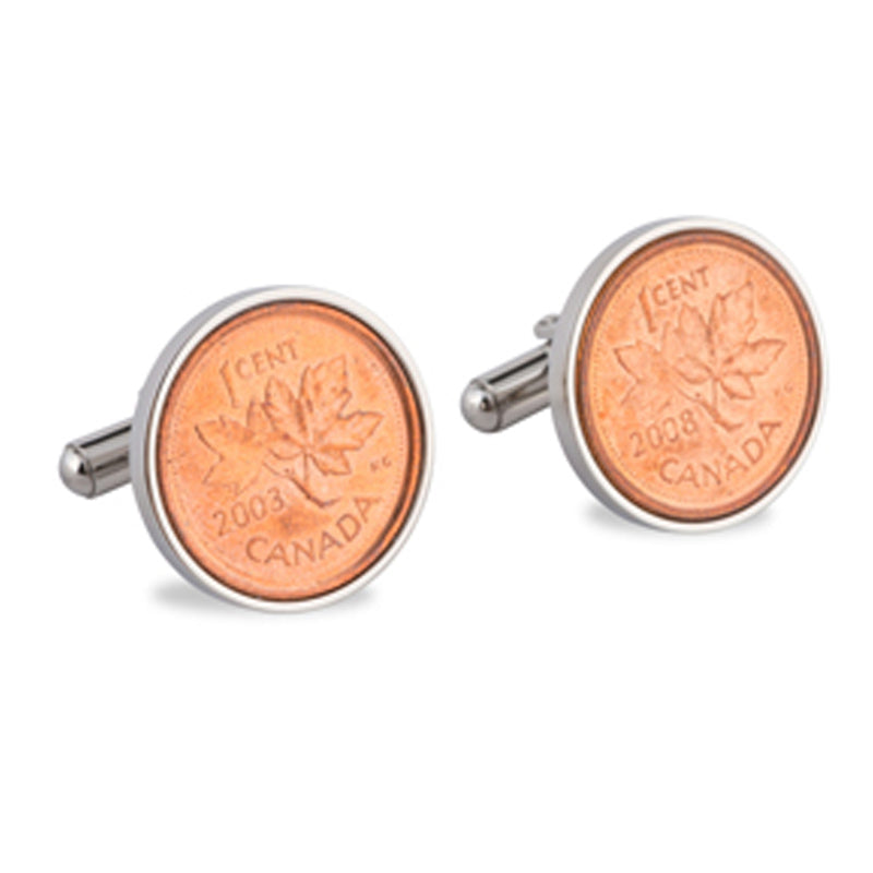 Canadian Penny Cufflinks - Kitchen & Dining image 1