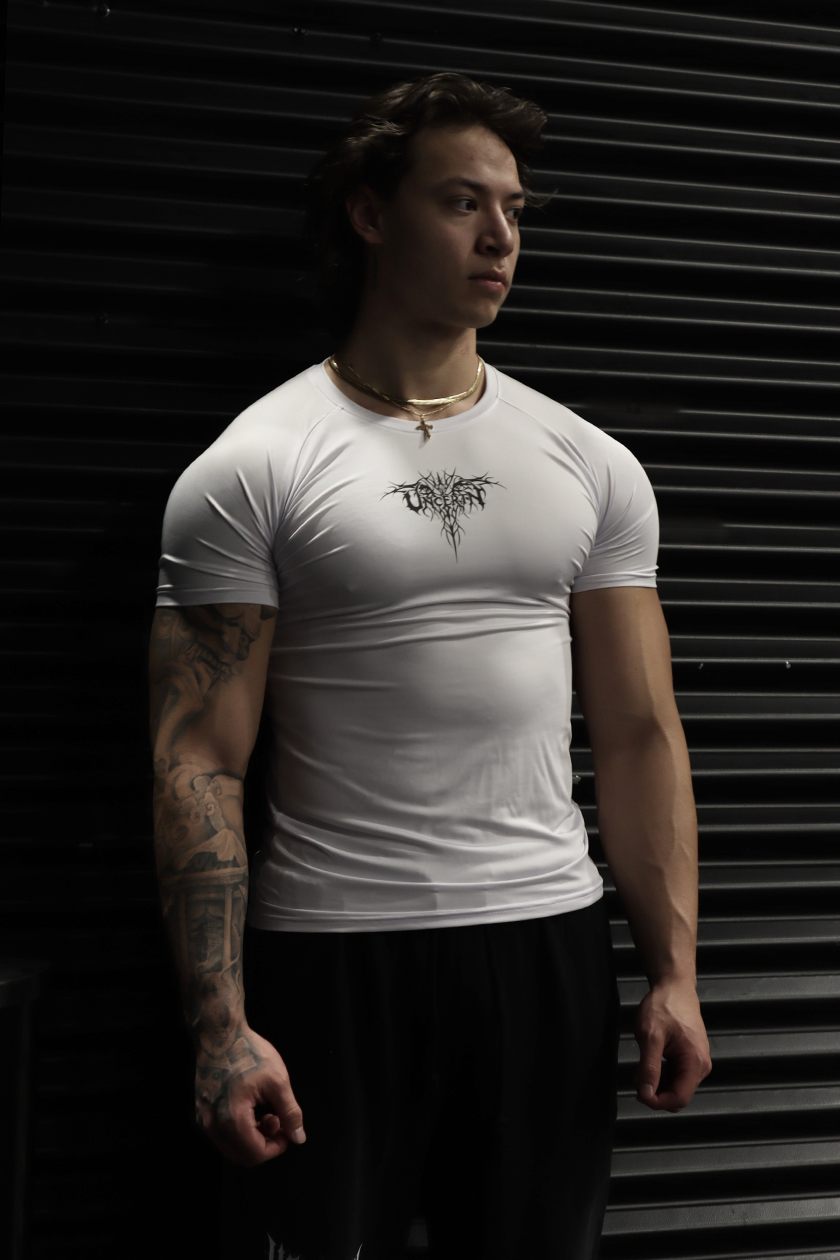 UC023 Envy Compression Tee - White - Misc image 2