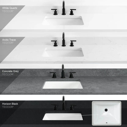 Bridgeport 72" White Oak Bathroom Vanity - All Drawers - Misc image 36