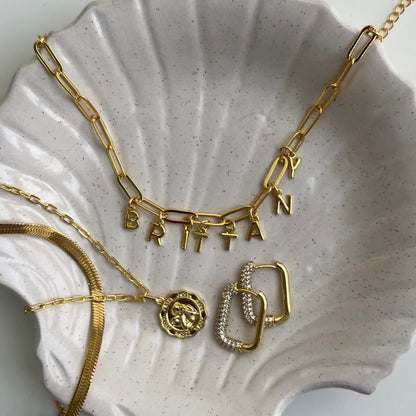 Custom/Personalized Link Letter Necklace - Jewelry image 2
