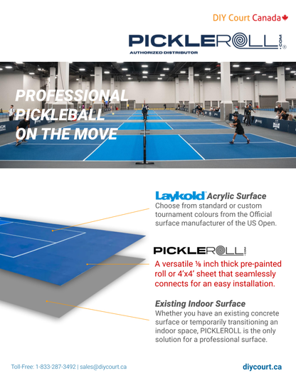PickleRoll - Indoor Pickleball Court Kit - Toys & Games image 3