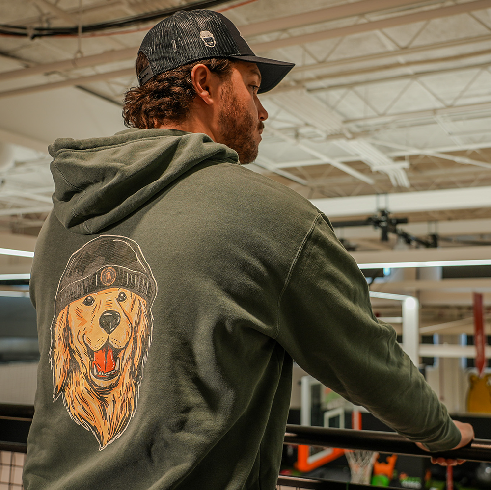 Winter Dog Pigment Dyed Hoodie - Apparel image 3