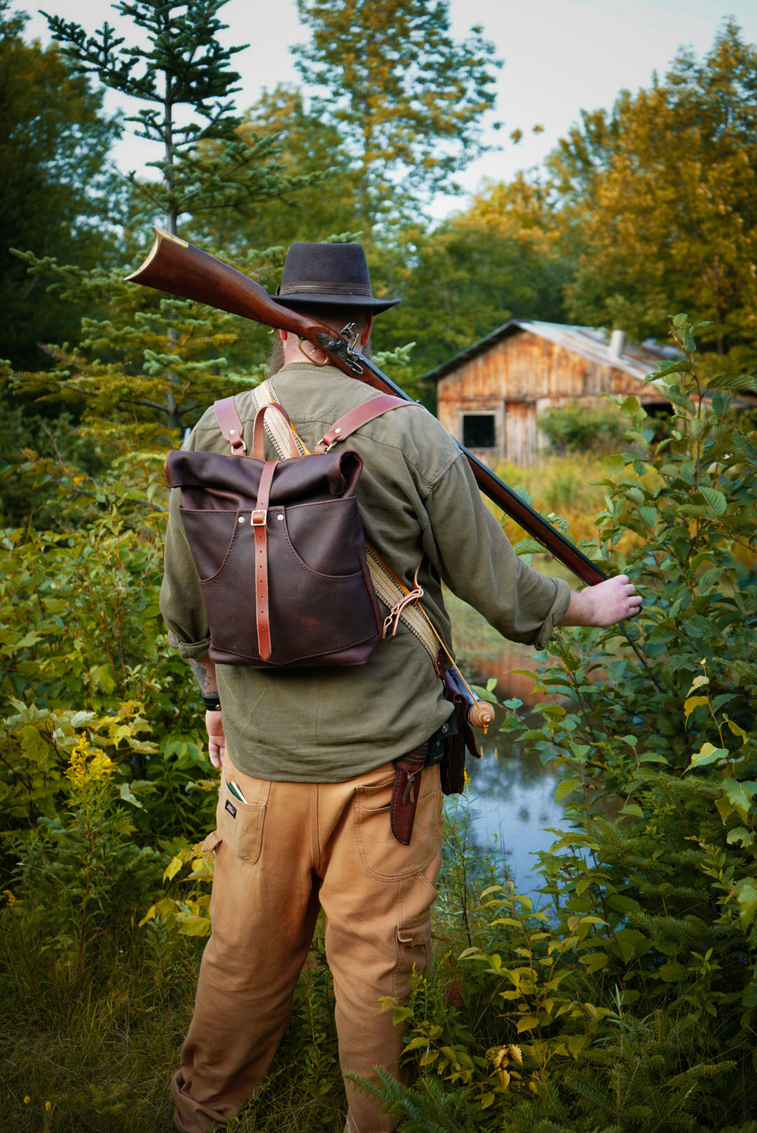 Vinland Pack - Leather Rolltop Backpack - Misc image 3
