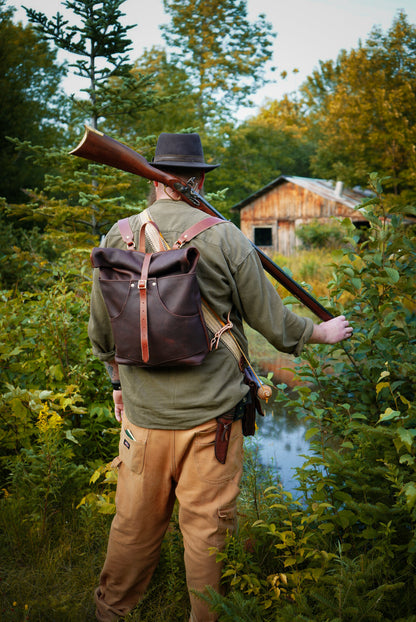 Vinland Pack - Leather Rolltop Backpack - Misc image 3