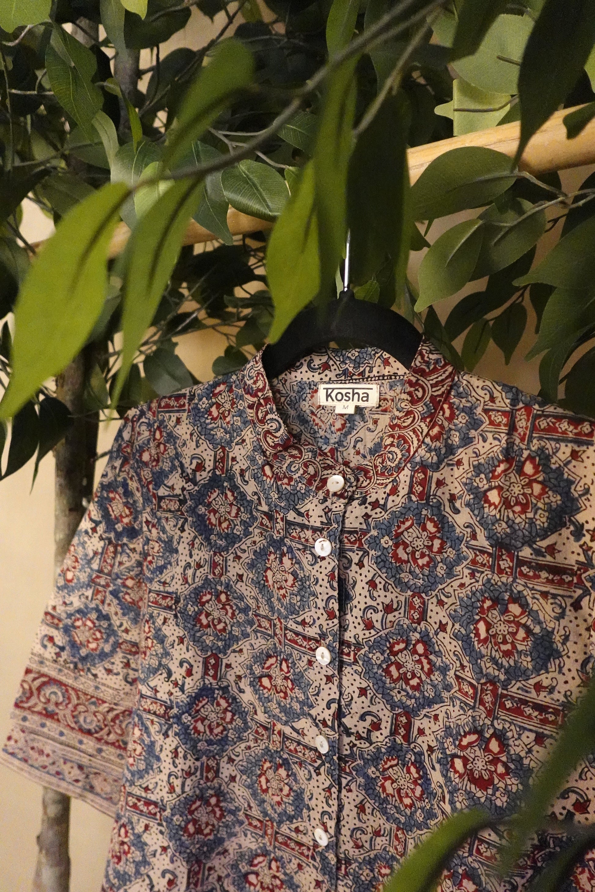 Royal Rose Mandarin Collar Shirt - Bedding image 2