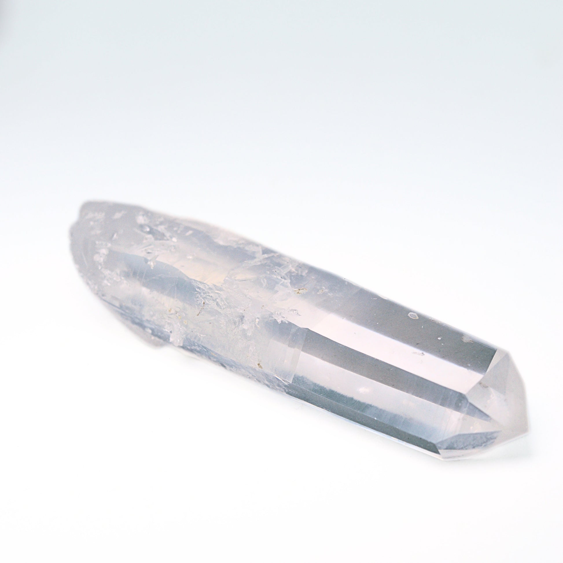 Blue Mist Lemurian Seed Quartz Raw Point - Jewelry image 1