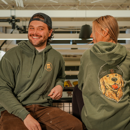 Winter Dog Pigment Dyed Hoodie - Apparel image 5