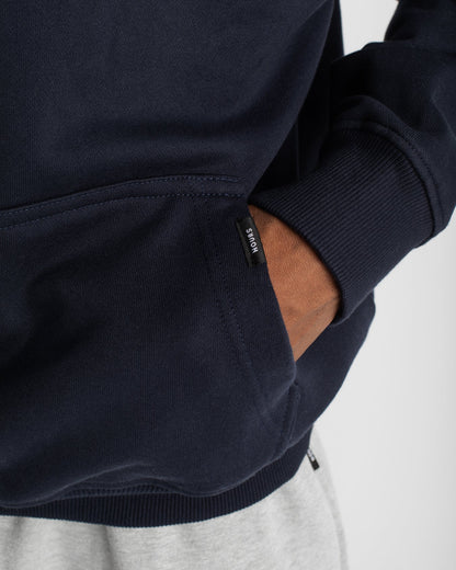 Drop Shoulder Hoodie - Navy - Jewelry image 4
