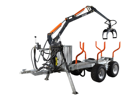 Remorque à bois avec grue - moteur 9 CV pour VTT (Disponible septembre 2025) - Misc image 1