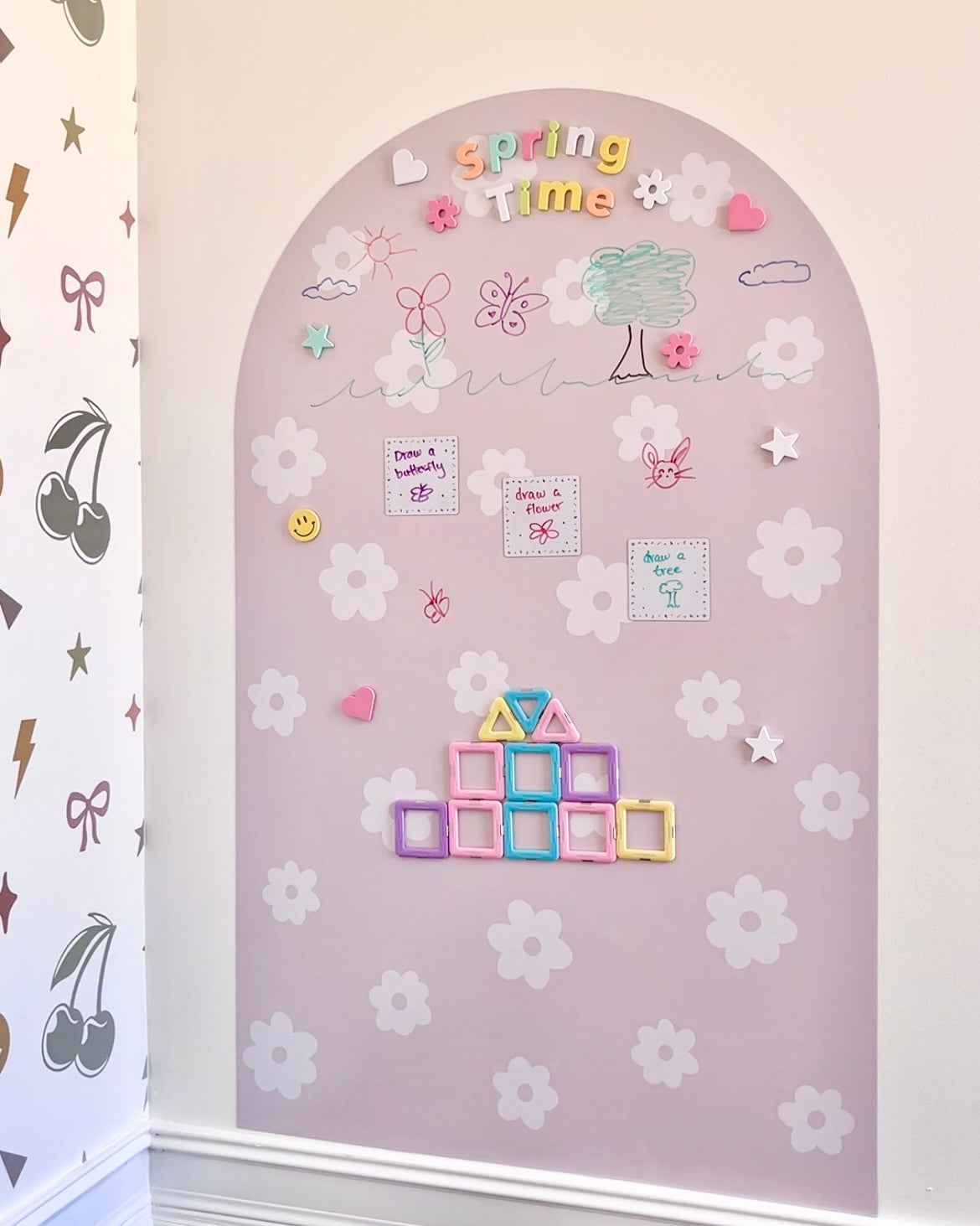 MEGA Magic Playwall - Arch Magnetic Wall Decal for Kids - Toys & Games image 1