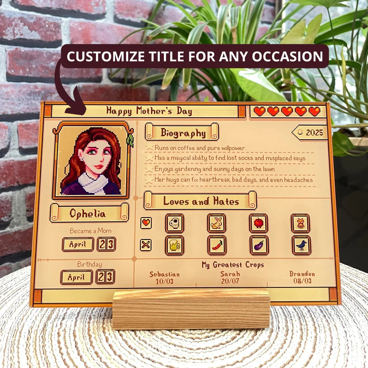 Custom Profile Acrylic Plaque - Misc image 2