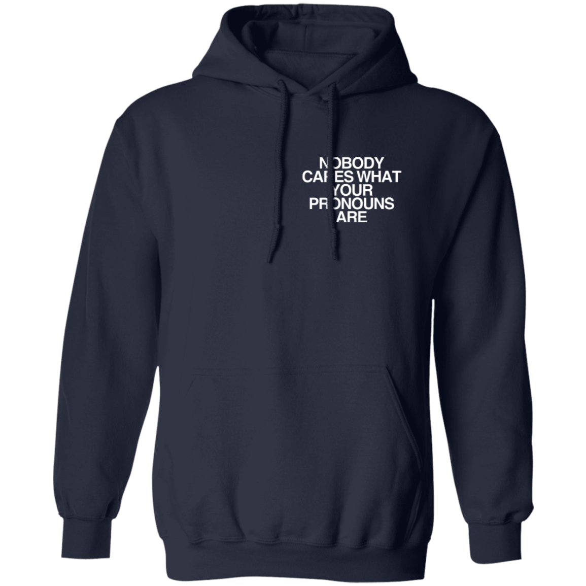 Nobody Cares What Your Pronouns Hoodie - Apparel image 3