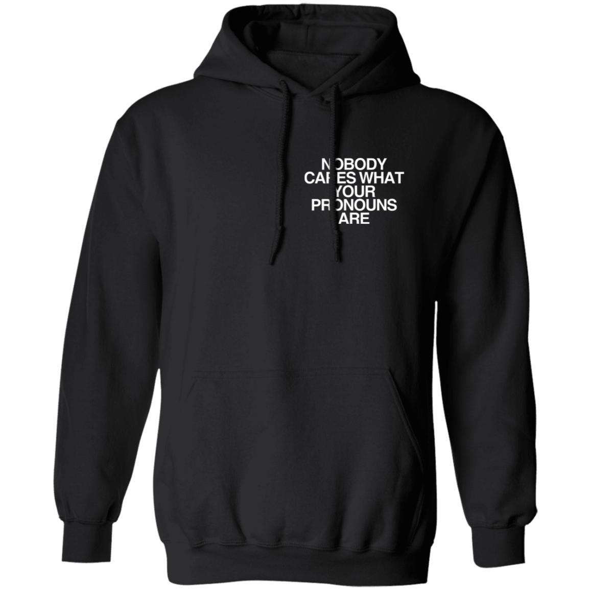 Nobody Cares What Your Pronouns Hoodie - Apparel image 1