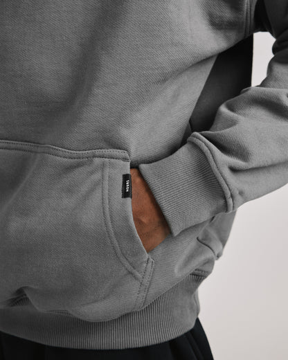 Drop Shoulder Hoodie - Charcoal - Apparel image 6